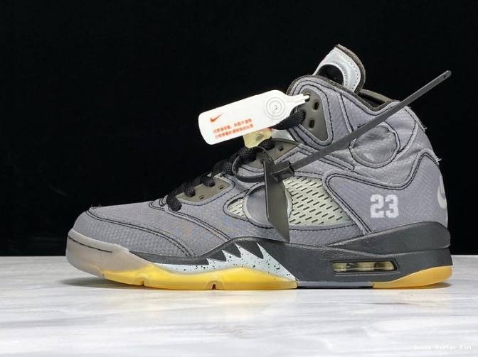 Jordan Black CT8480-001 Off-White Air x 5 0611